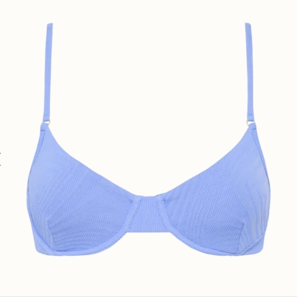 Fella Yellow Citrus Tile Brad Bikini Top - Picture 5 of 7